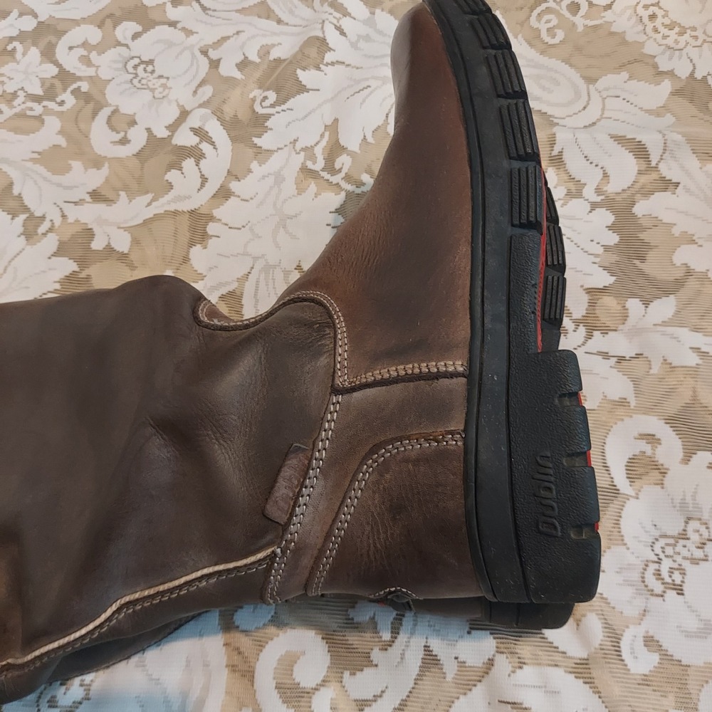 Dublin River Boots Brown Leather Waterproof Equestrian Tall Country Boot Women 9 - Picture 4 of 8